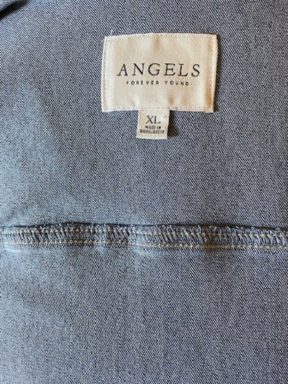 Angels Forever Yang Denim Jacket Stretch Women’s XLarge - Picture 4 of 6